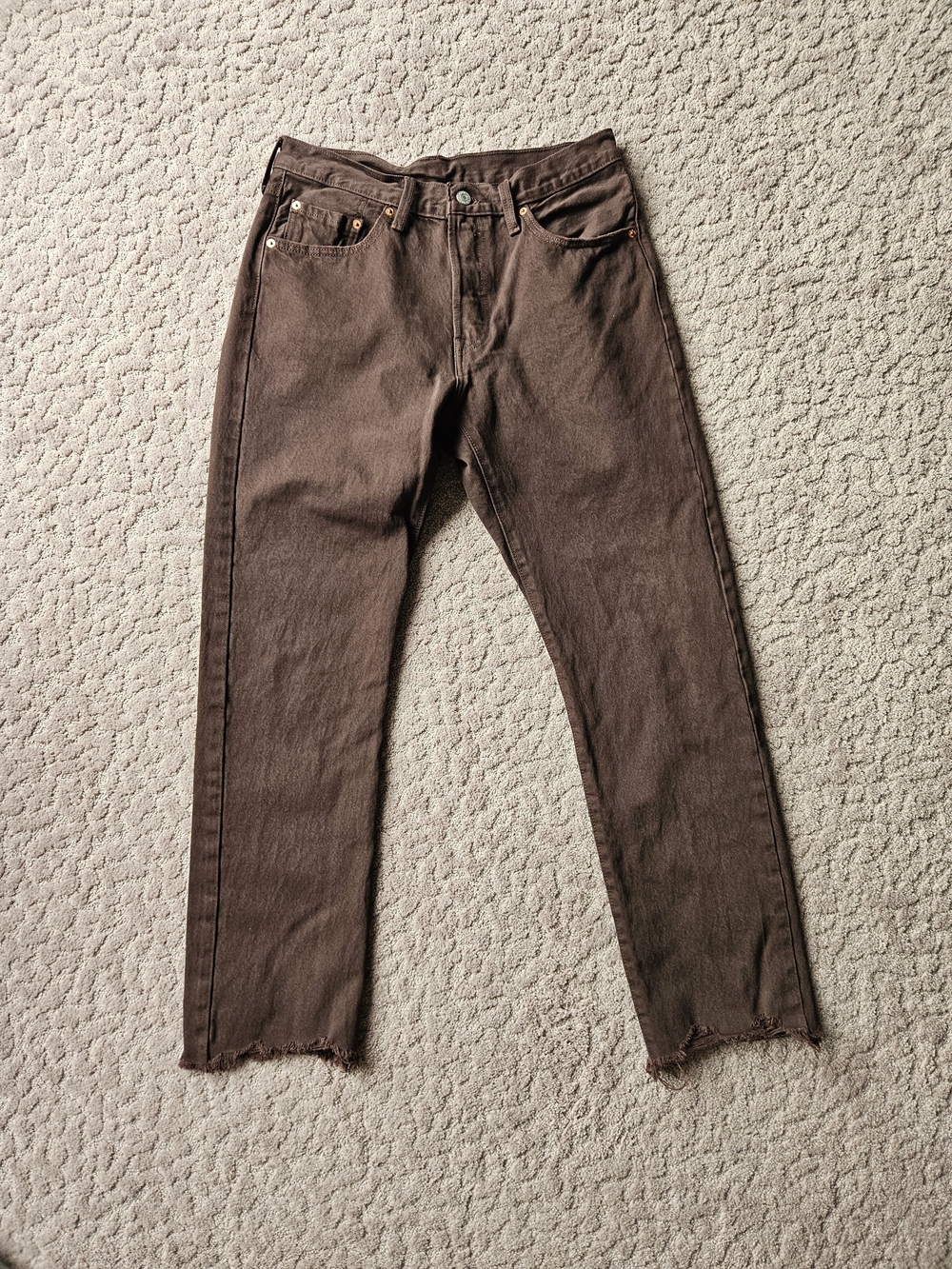 Levi's Brown 501 Jeans